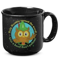 Give A Hoot Distressed And Faded Owl 15oz Campfire Ceramic Mug