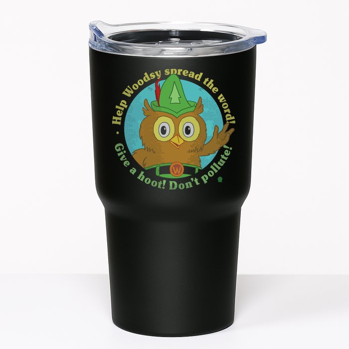 Give A Hoot Distressed And Faded Owl Tumbler