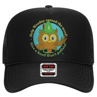 Give A Hoot Distressed And Faded Owl Hat