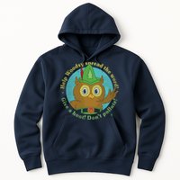 Give A Hoot Distressed And Faded Owl Hoodie