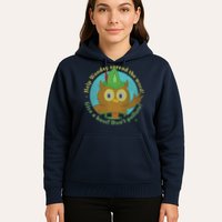 Give A Hoot Distressed And Faded Owl Hoodie