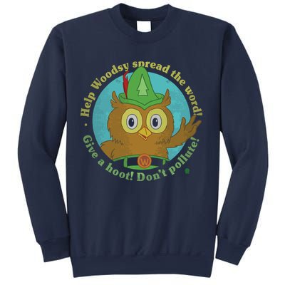 Give A Hoot Distressed And Faded Owl Sweatshirt