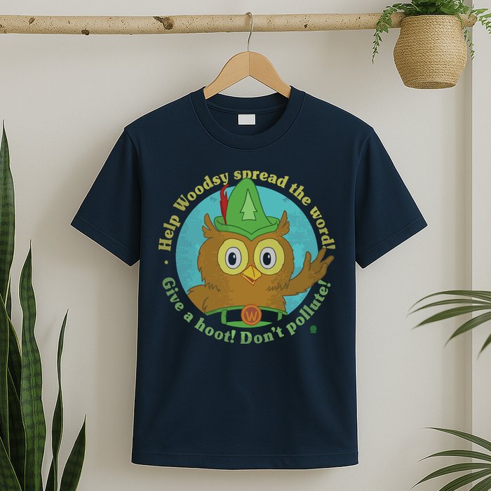 Give A Hoot Distressed And Faded Owl T-Shirt