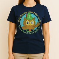 Give A Hoot Distressed And Faded Owl T-Shirt