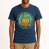 Give A Hoot Distressed And Faded Owl Tall T-Shirt