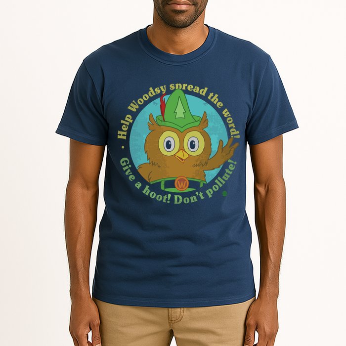 Give A Hoot Distressed And Faded Owl Tall T-Shirt