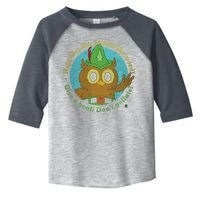 Give A Hoot Distressed And Faded Owl Toddler Fine Jersey T-Shirt