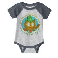 Give A Hoot Distressed And Faded Owl Infant Baby Jersey Bodysuit