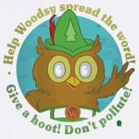Give A Hoot Distressed And Faded Owl Garment-Dyed Sweatshirt