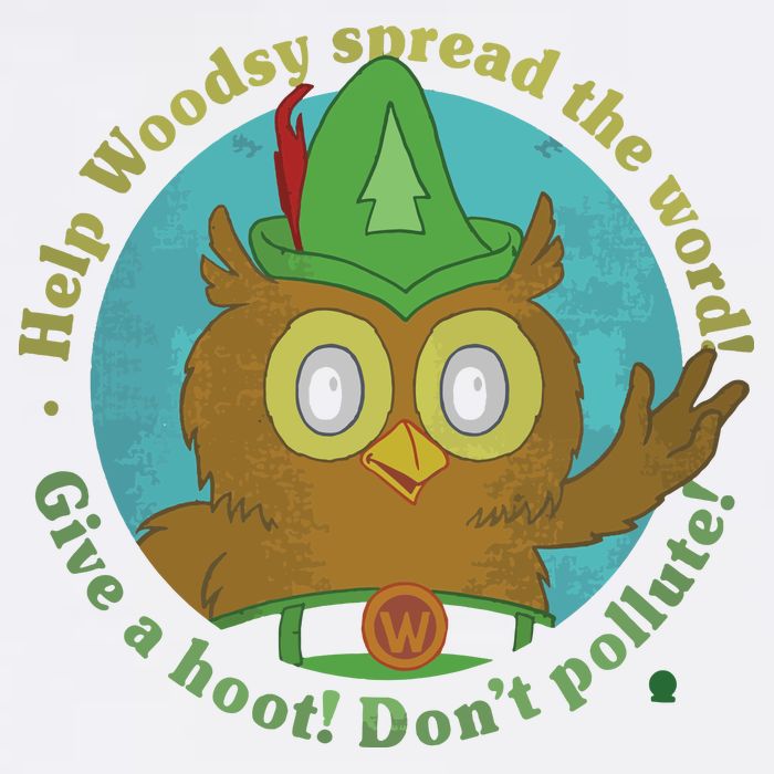 Give A Hoot Distressed And Faded Owl Garment-Dyed Sweatshirt