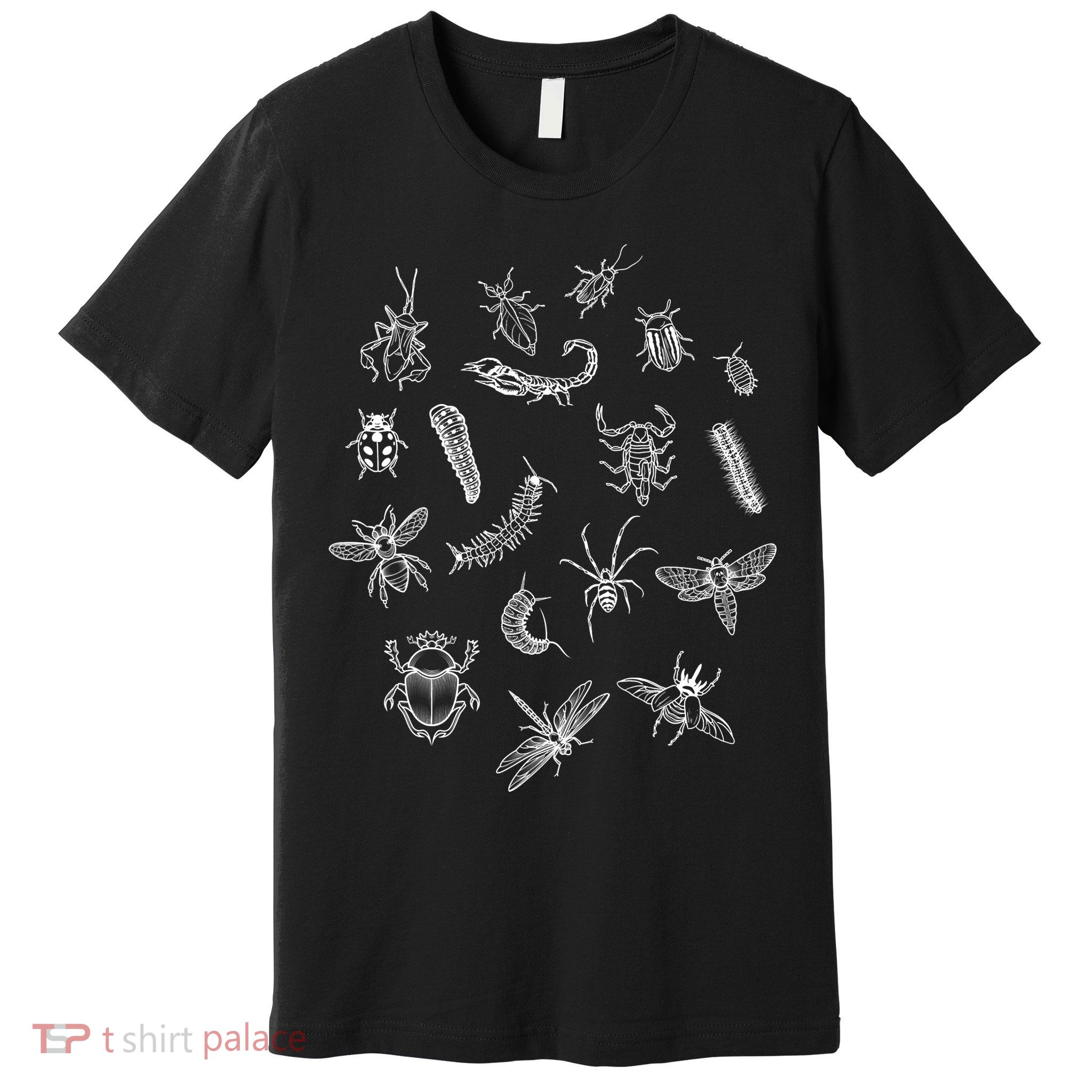 Goblincore Aesthetic Insects Entomology Bugs Premium T-Shirt