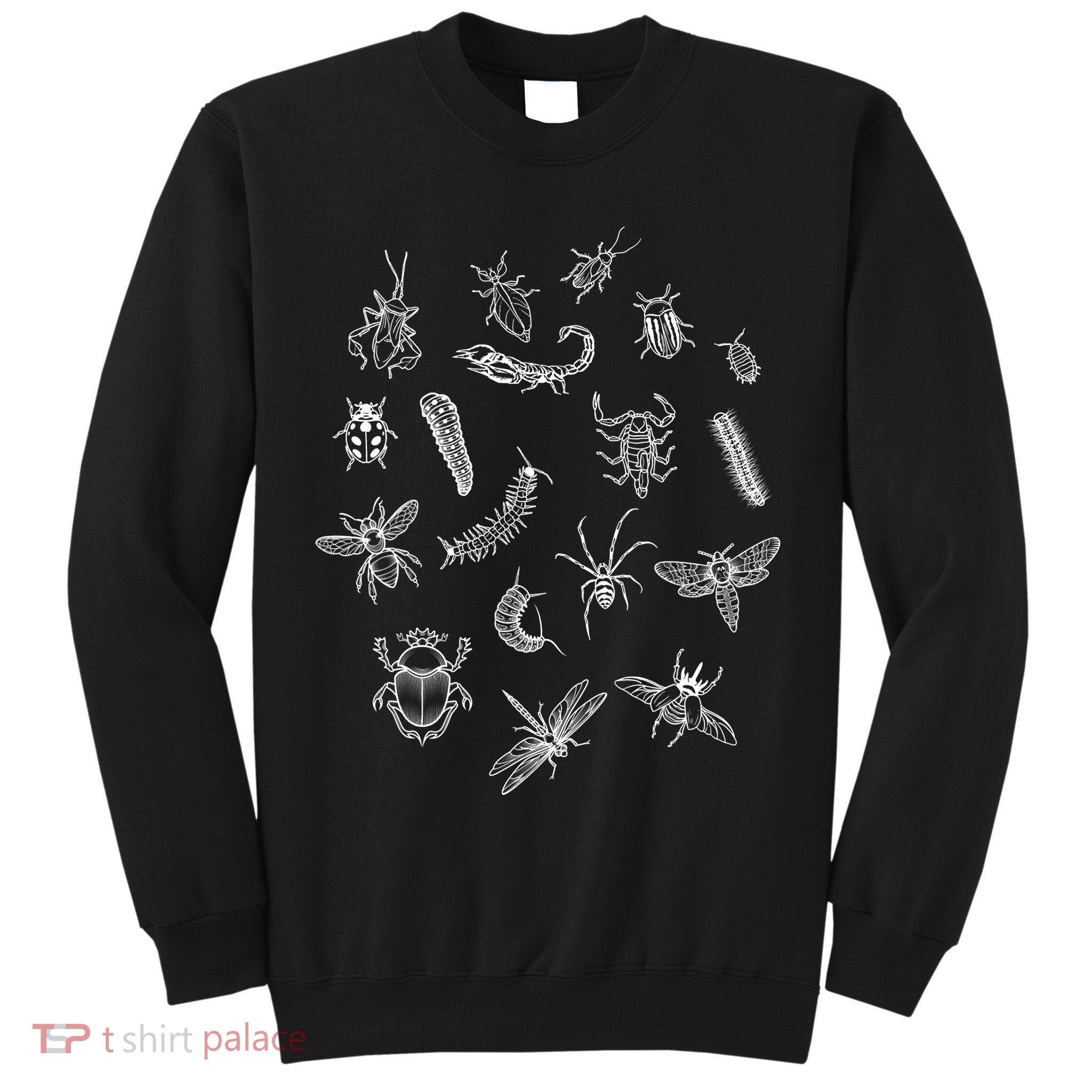 Goblincore Aesthetic Insects Entomology Bugs Tall Sweatshirt