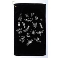 Goblincore Aesthetic Insects Entomology Bugs Golf Towel