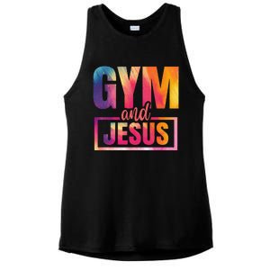 Gym And Jesus Ladies PosiCharge Tri-Blend Wicking Tank