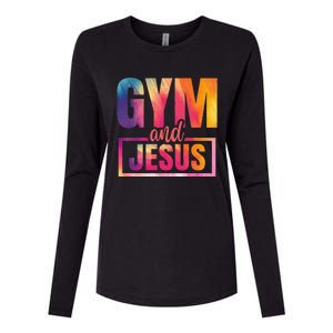 Gym And Jesus Womens Cotton Relaxed Long Sleeve T-Shirt