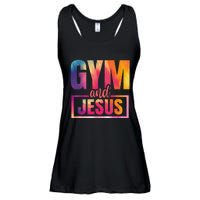 Gym And Jesus Ladies Essential Flowy Tank