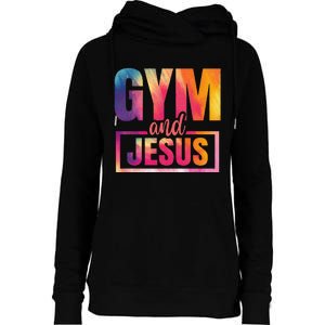 Gym And Jesus Womens Funnel Neck Pullover Hood