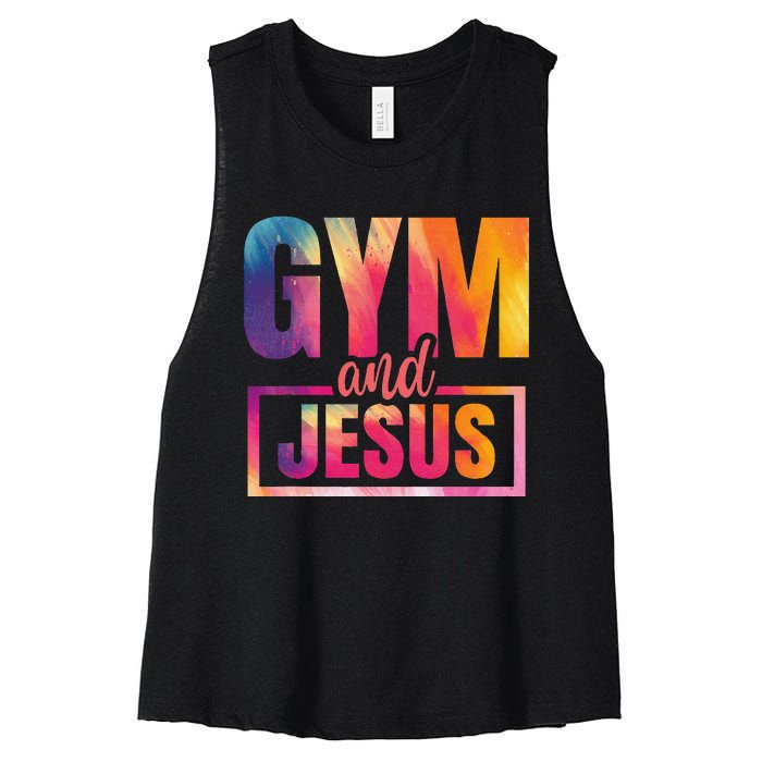 Gym And Jesus Women's Racerback Cropped Tank