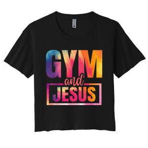 Gym And Jesus Women's Crop Top Tee