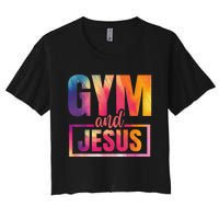 Gym And Jesus Women's Crop Top Tee