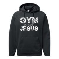 Gym And Jesus Performance Fleece Hoodie