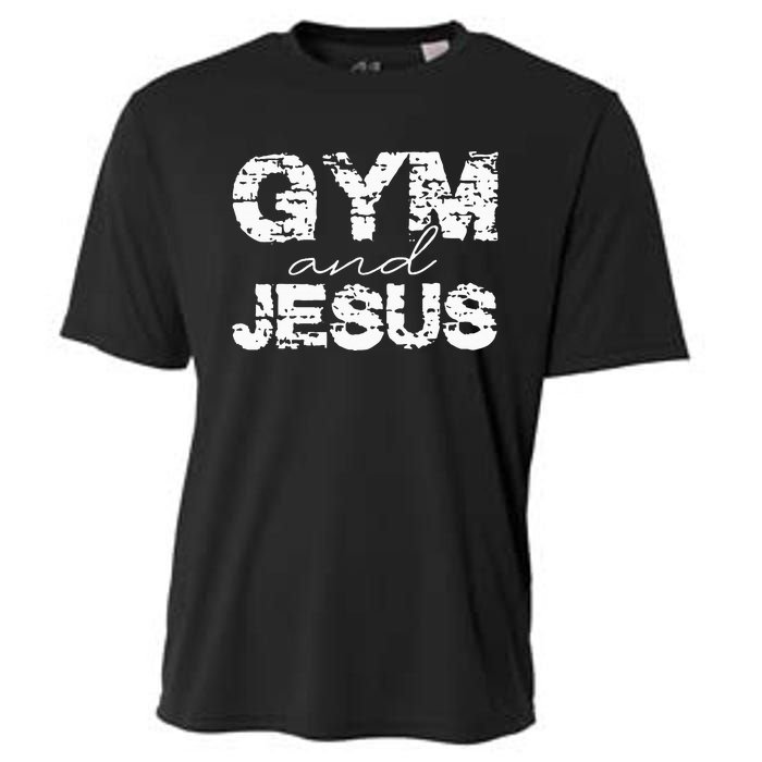 Gym And Jesus Cooling Performance Crew T-Shirt