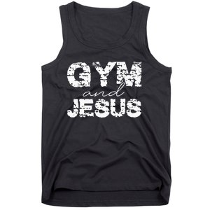 Gym And Jesus Tank Top