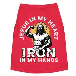 Gym And Jesus Christian Bodybuilder Religious Bodybuilding Doggie Tank