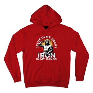 Gym And Jesus Christian Bodybuilder Religious Bodybuilding Hoodie