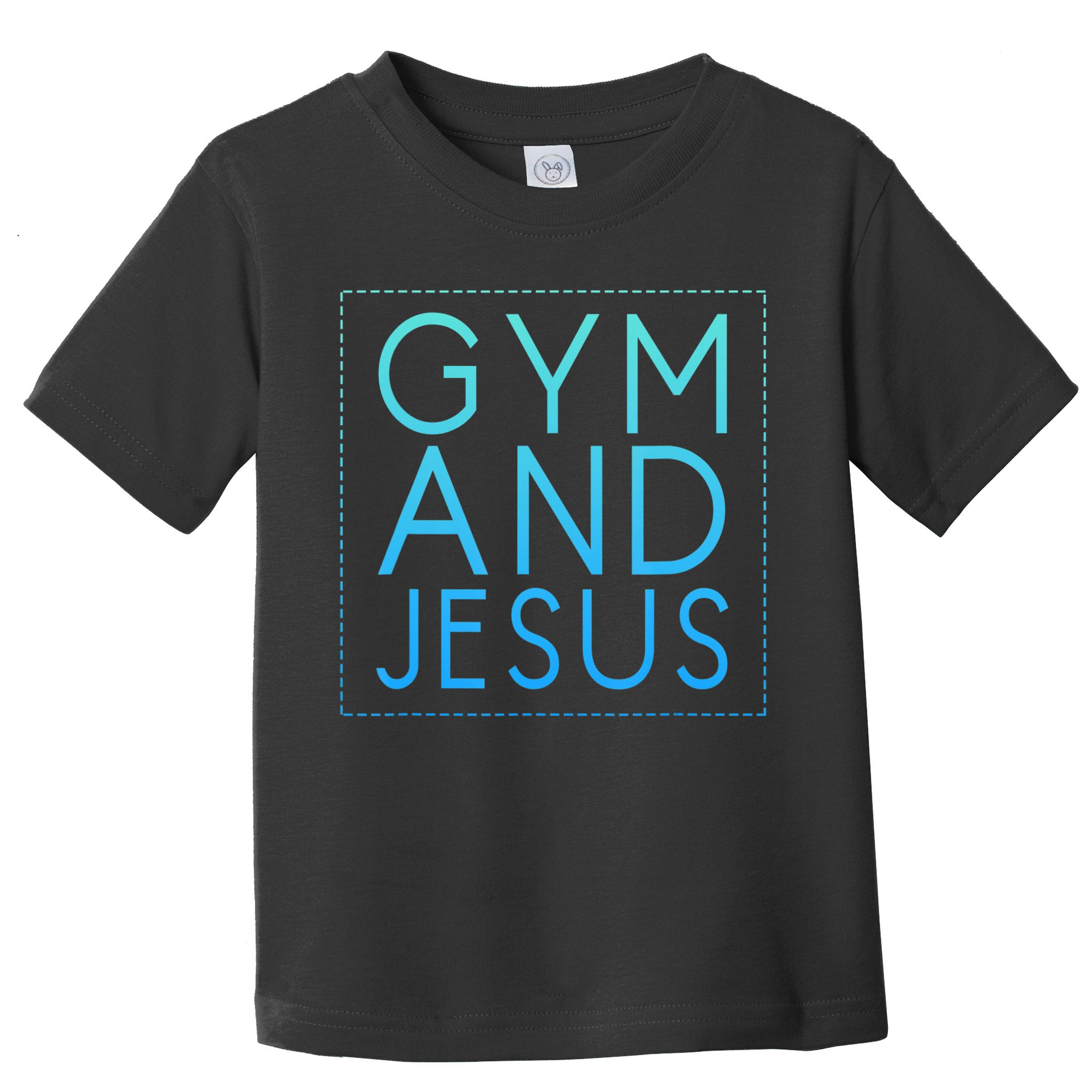 Gym And Jesus Christian Weightlifting Gym Toddler T-Shirt