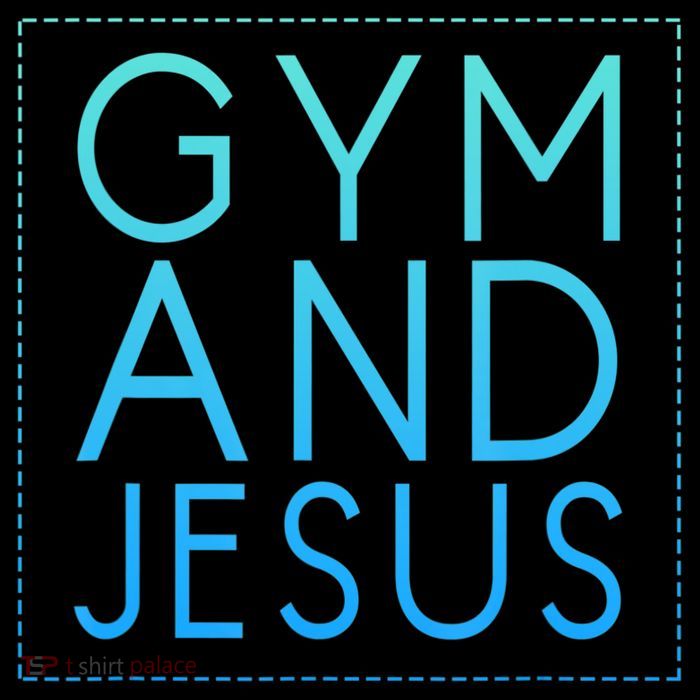 Gym And Jesus Christian Weightlifting Gym Short Acrylic Beanie