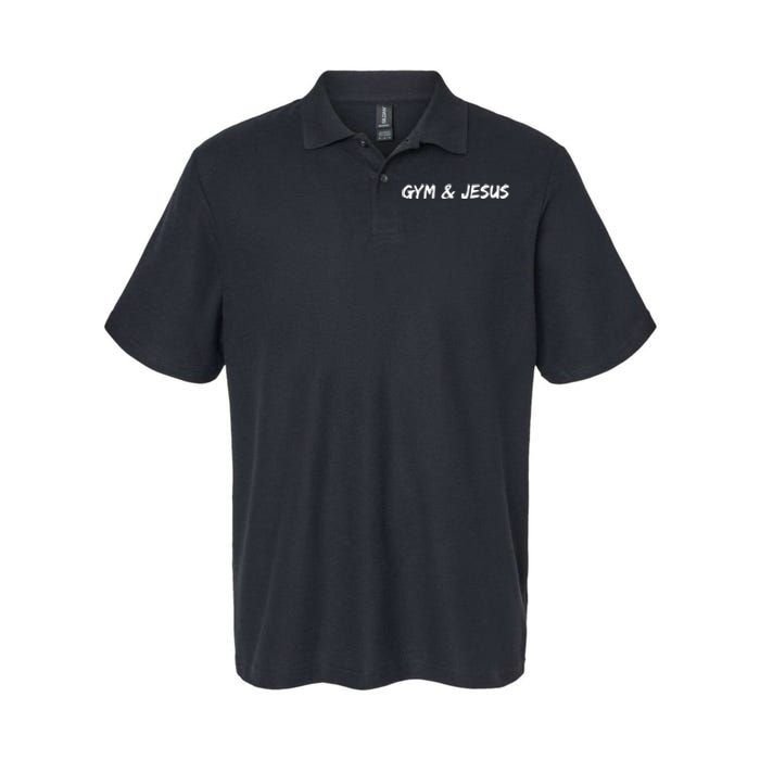 Gym And Jesus Softstyle Adult Sport Polo