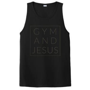 Gym And Jesus Christian Workout Fun Modern Fitness PosiCharge Competitor Tank