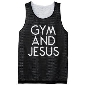 Gym And Jesus Christian Workout Fitness Exercise Women Mesh Reversible Basketball Jersey Tank