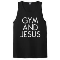 Gym And Jesus Christian Workout Fitness Exercise Women PosiCharge Competitor Tank