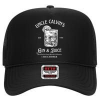 Gin And Juice Est 1994 Distilled In Long Beach California High Crown Mesh Back Trucker Hat