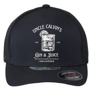 Gin And Juice Est 1994 Distilled In Long Beach California Flexfit Unipanel Trucker Cap