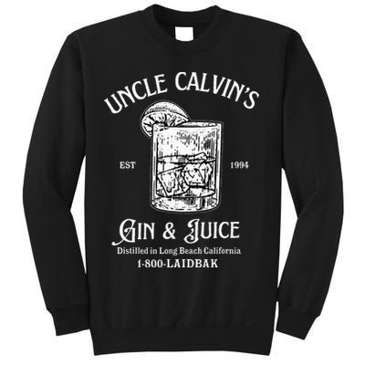 Gin And Juice Est 1994 Distilled In Long Beach California Sweatshirt
