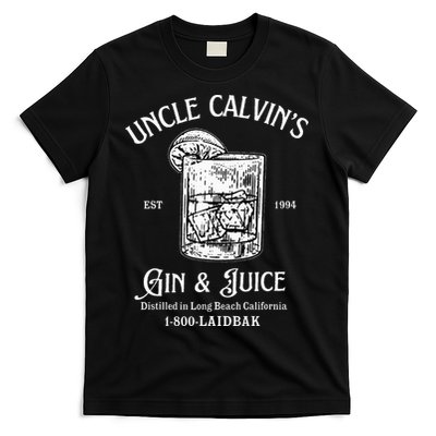 Gin And Juice Est 1994 Distilled In Long Beach California T-Shirt
