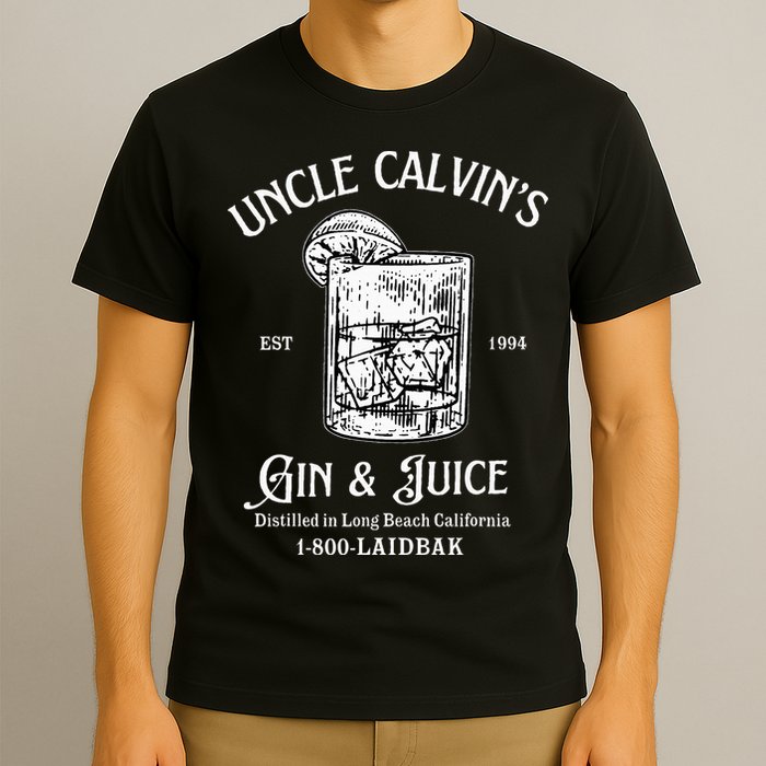 Gin And Juice Est 1994 Distilled In Long Beach California T-Shirt