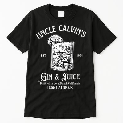 Gin And Juice Est 1994 Distilled In Long Beach California Tall T-Shirt