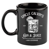 Gin And Juice Est 1994 Distilled In Long Beach California 11oz C Handle Ceramic Mug