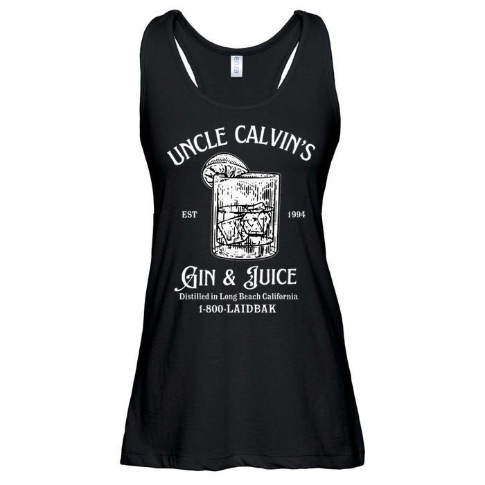 Gin And Juice Est 1994 Distilled In Long Beach California Ladies Essential Flowy Tank