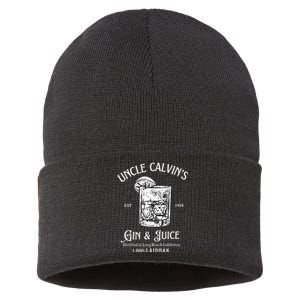 Gin And Juice Est 1994 Distilled In Long Beach California Sustainable Knit Beanie