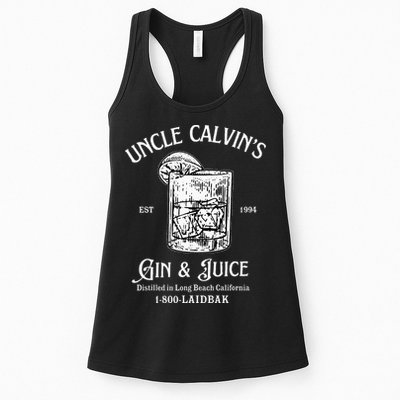 Gin And Juice Est 1994 Distilled In Long Beach California Womens Tank Top