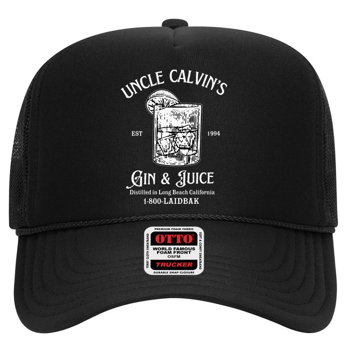 Gin And Juice Est 1994 Distilled In Long Beach California Trucker Hat