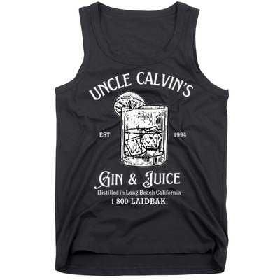 Gin And Juice Est 1994 Distilled In Long Beach California Tank Top