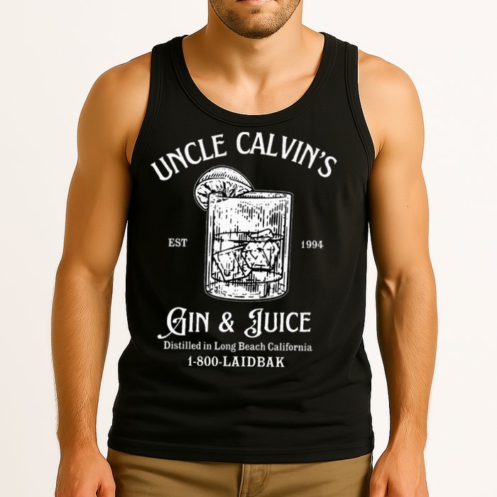 Gin And Juice Est 1994 Distilled In Long Beach California Tank Top