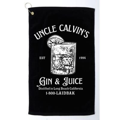 Gin And Juice Est 1994 Distilled In Long Beach California Golf Towel