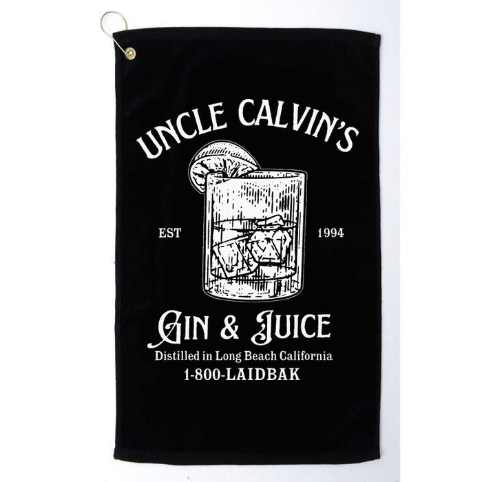 Gin And Juice Est 1994 Distilled In Long Beach California Golf Towel
